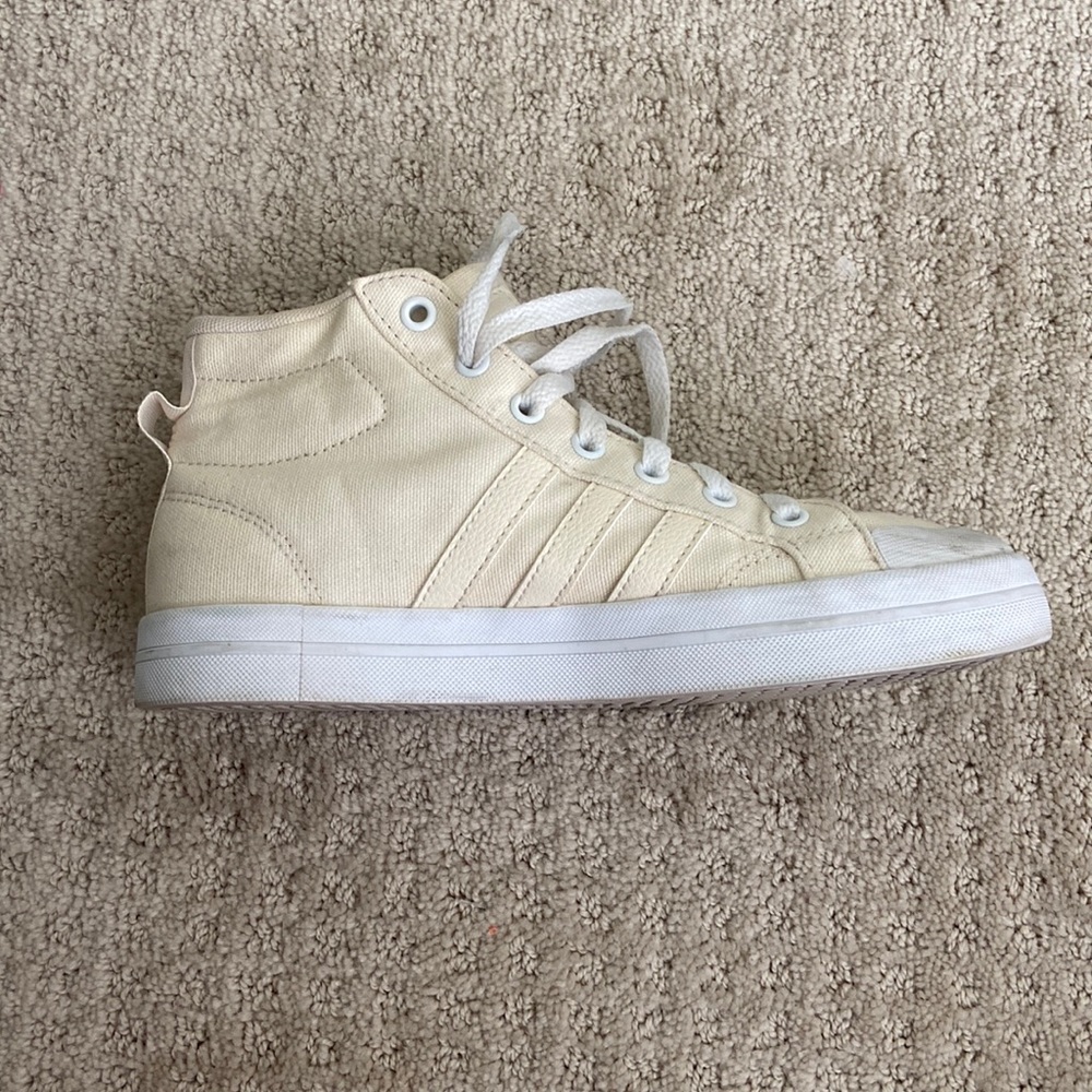 Adidas high top sneaker size 6